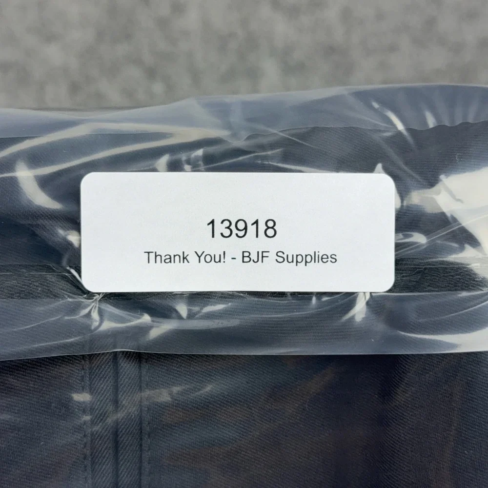 Stafford Dress Pants Mens 40x30 Black Essentials Classic Fit Gabardine NEW